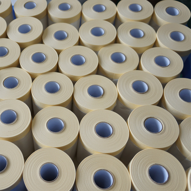 Film HDPE scotché en crêpe pour la peinture de bâtiments