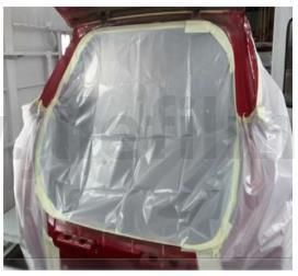 Film de masquage découpé résistant aux hautes températures pour la peinture automobile