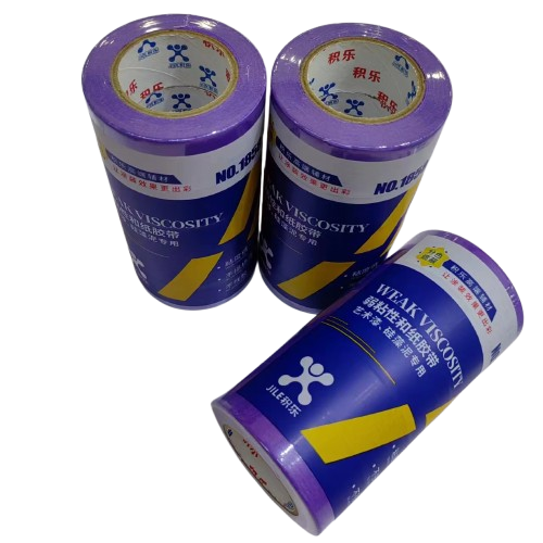 Ruban de masquage à faible tampon pour revêtement artistique