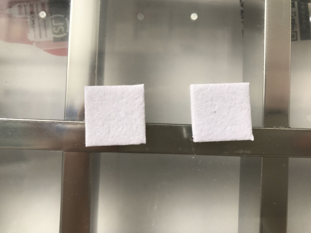 Tampons PE statiques pour la séparation du verre