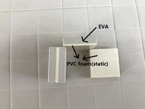 Tampons d'espacement en verre