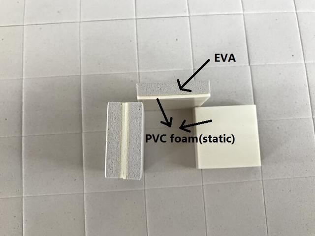 Tampons d'espacement en verre