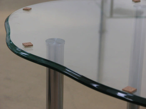 Patins de protection en verre avec colle amovible