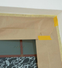 Ruban adhésif avec papier de masquage pour peinture de maison