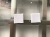 Tampons d'espacement en verre