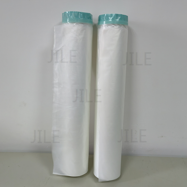 Ruban fin en PVC avec film de masquage