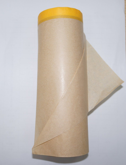 Rouleau de recharge de masque pratique, papier de masquage