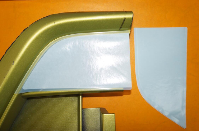Profil de découpe pour peinture automatique